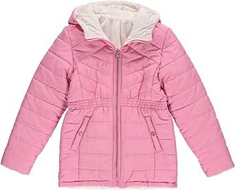 Juicy Couture Heavyweight Bubble Hooded Coat - Puffy Quilted Girls Jacket - Soft Puffer Kids Jacket & Fall Clothing