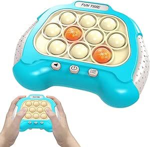 ORDTBY Handheld Travel Pop It Pro Games for Kids Electronic Fidgets Games Boy Girl, Gift for3 4 5 6 7 8 Year Old Boys Birthday Xmas, Light Up Pop It Game and Fidget Toys for Teen Boys 8-12