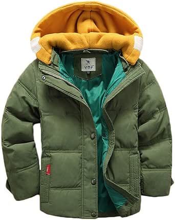 Valentina Kids Winter Latest Thicken Hooded Jacket Warm Quilted Coat Casual Outdoor Cool Cute for Boys Girls Autumn Spring