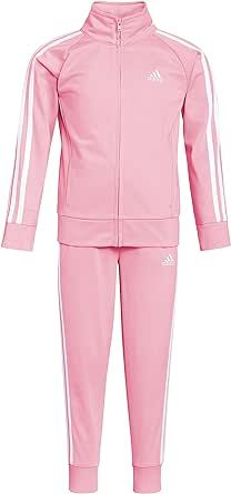 adidas girls 2-piece Classic Tricot Track Suit With Jacket & Pants