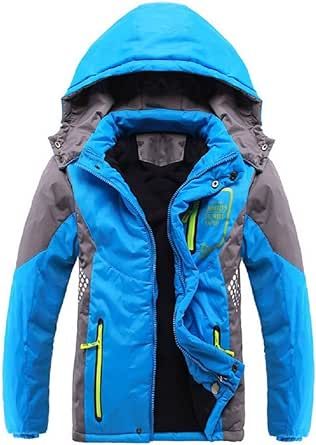 Valentina Latest Boys Thicken Fleece Hooded Jacket Warm Quilted Coat Outdoor Cool Cute Fashion for Winter Autumn Spring