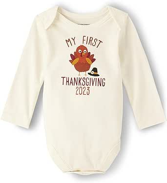 The Children's Place unisex-baby And Newborn Long Sleeve Graphic Bodysuit