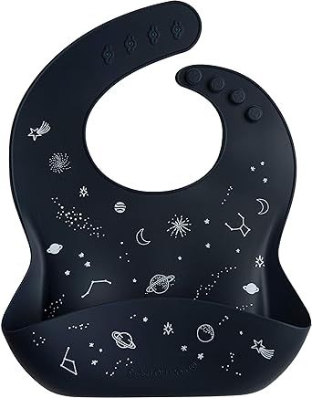 Loulou Lollipop Soft, Waterproof Silicone Feeding Bib for Babies and Toddlers