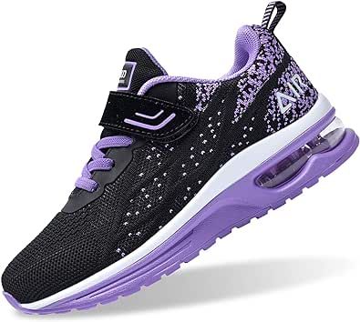 PERSOUL Air Shoes for Boys Girls Kids Children Tennis Sports Athletic Gym Running Sneakers