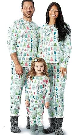 HonestBaby Organic Cotton Holiday Family Jammies Pajamas