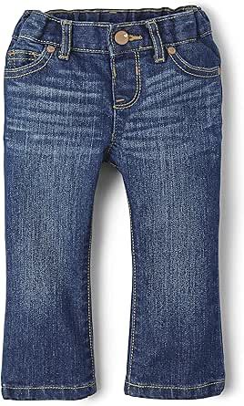 The Children's Place Baby Toddler Girls Basic Bootcut Jeans